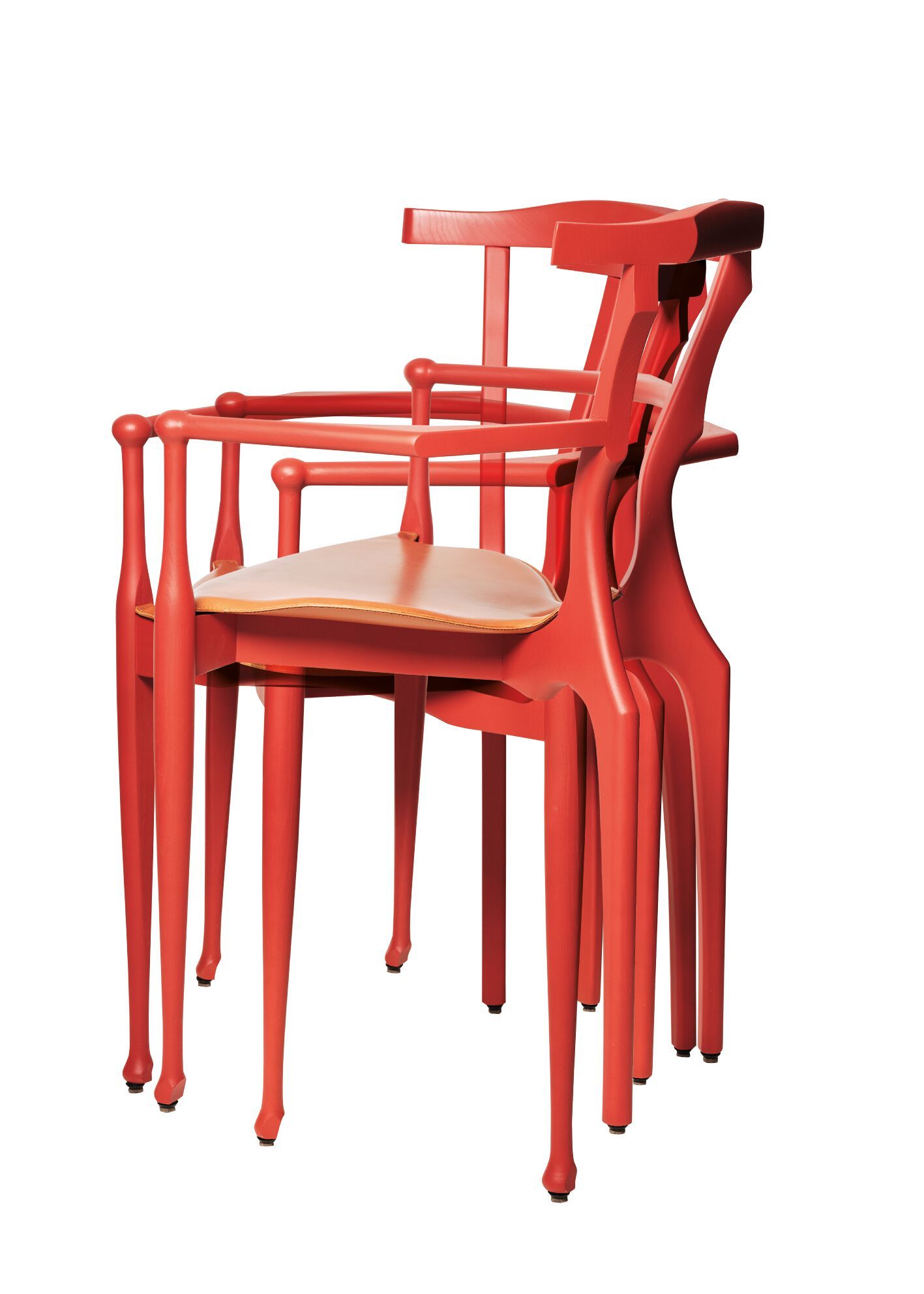 Штабелируемый стул из ясеня с подлокотниками BD Barcelona Гаулино ARCH-00143962 - Вид №55