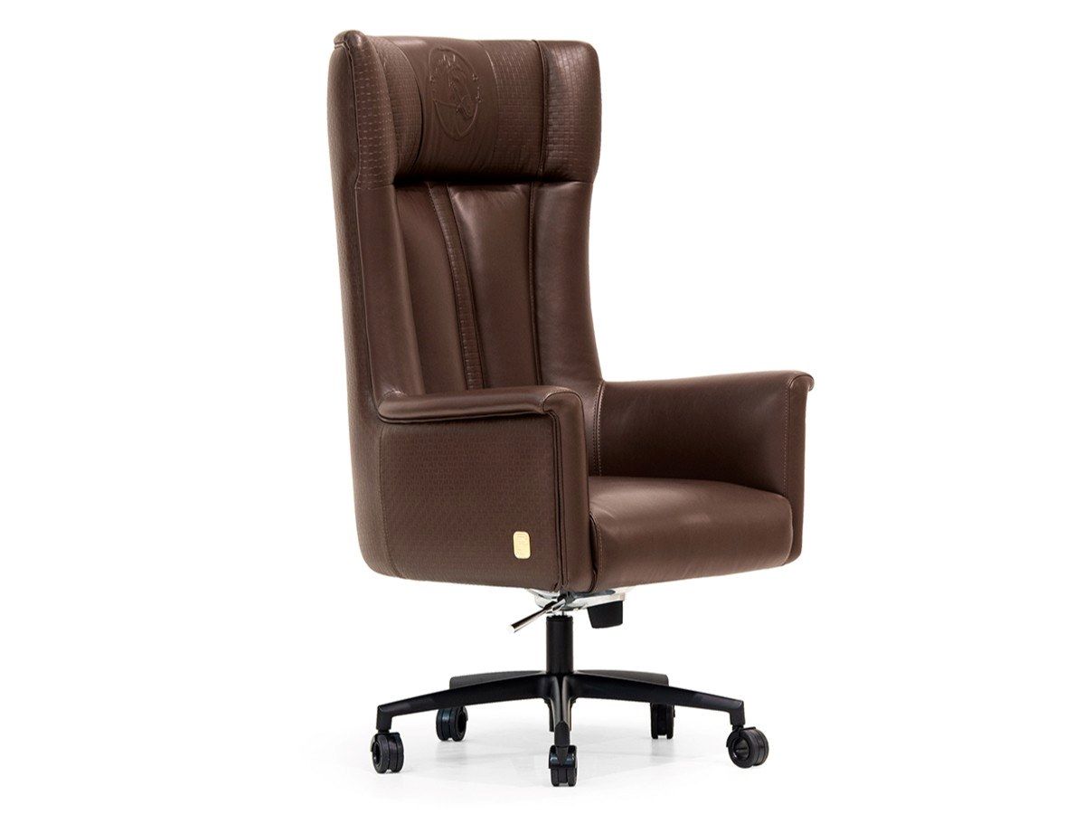 Кожаное вращающееся офисное кресло Formitalia Kowloon ARCH-00046073