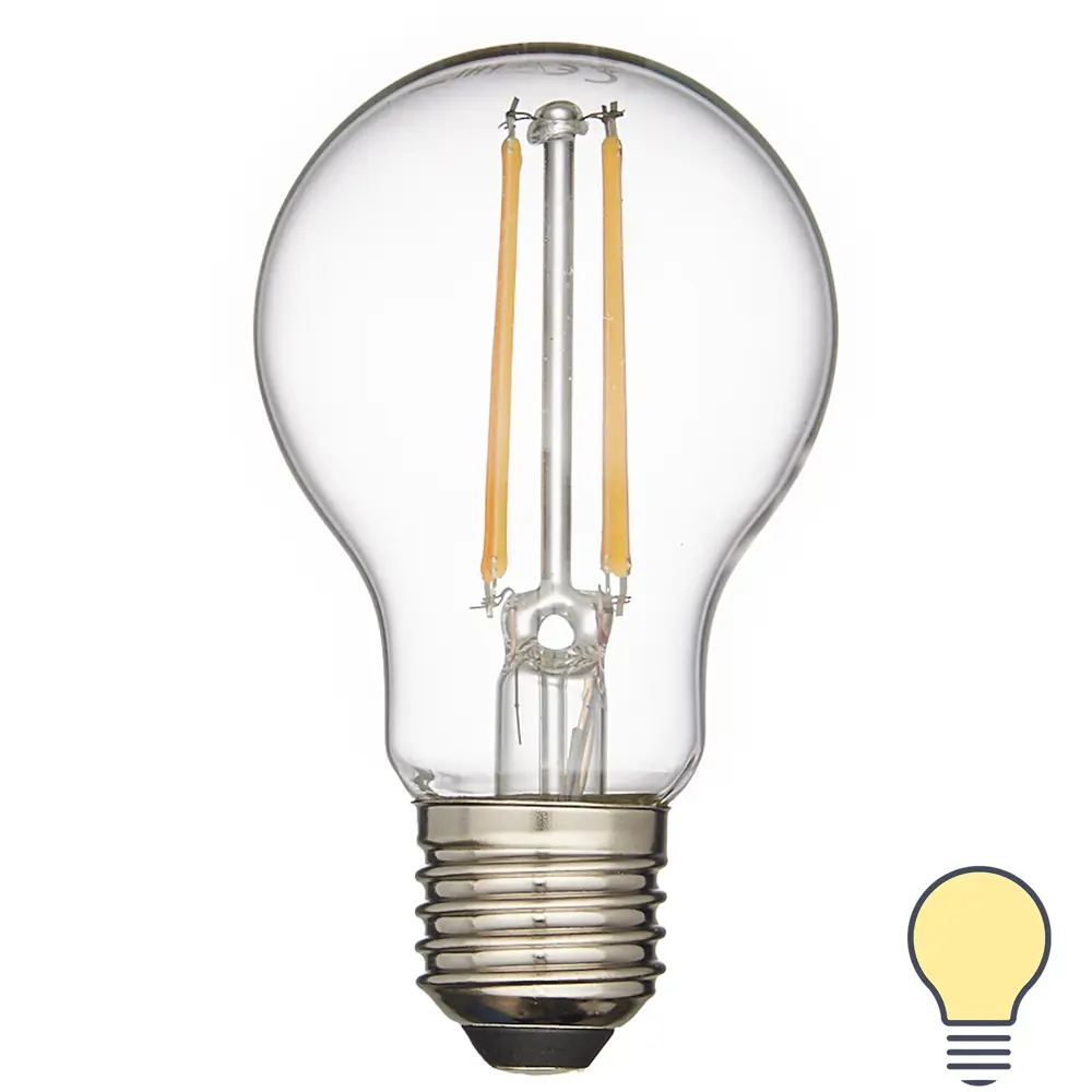Лампа умная светодиодная Osram Smart Plus E27 220-240 В 5.5 Вт груша прозрачная 806 лм, теплый белый свет LEDVANCE STLM-2062540