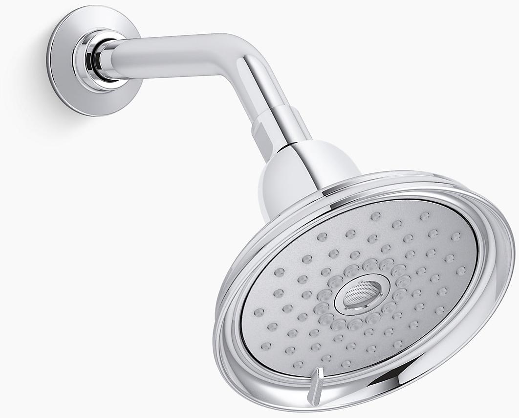 KOHLER Многофункциональная душевая лейка Bancroft 2,5 галлона в минуту с технологией всасывания воздуха Katalyst K-22167-CP 