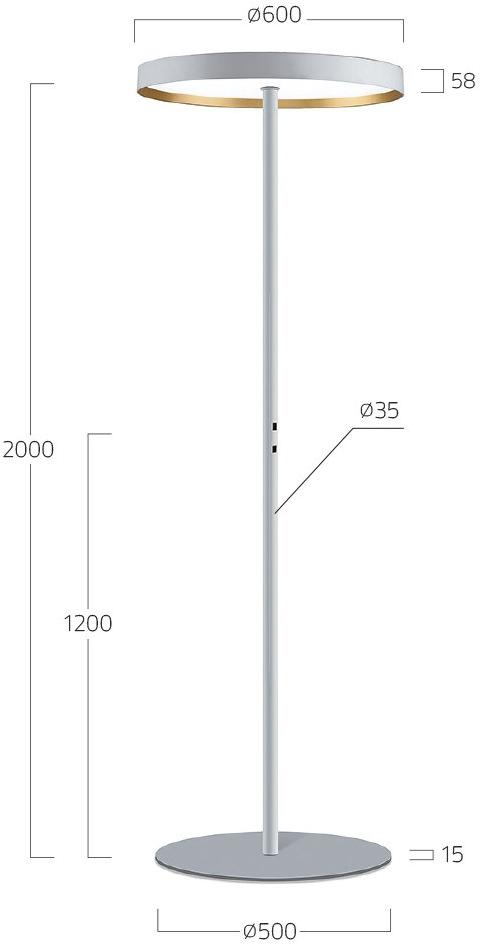 Lightnet Светодиодный торшер из алюминия Basic sun-id-1434683 - Вид №1