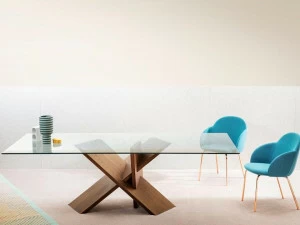 Miniforms Прямоугольный стол из закаленного стекла