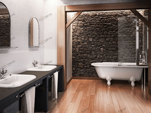 Ванна акриловая Hampton правосторонняя с ножками L1W Hampton Burlington E14, L1W