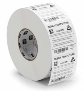 3005103 Label, paper, 148x210mm; direct thermal, z-perform 1000d, uncoated, permanent adhesive, 76mm core, perforation (790 labels per roll) Zebra