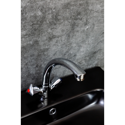 Orange OneLife P03-001cr Полимерный смеситель для кухни, цвет: хром Хром sun-id-1517136 - Вид №3