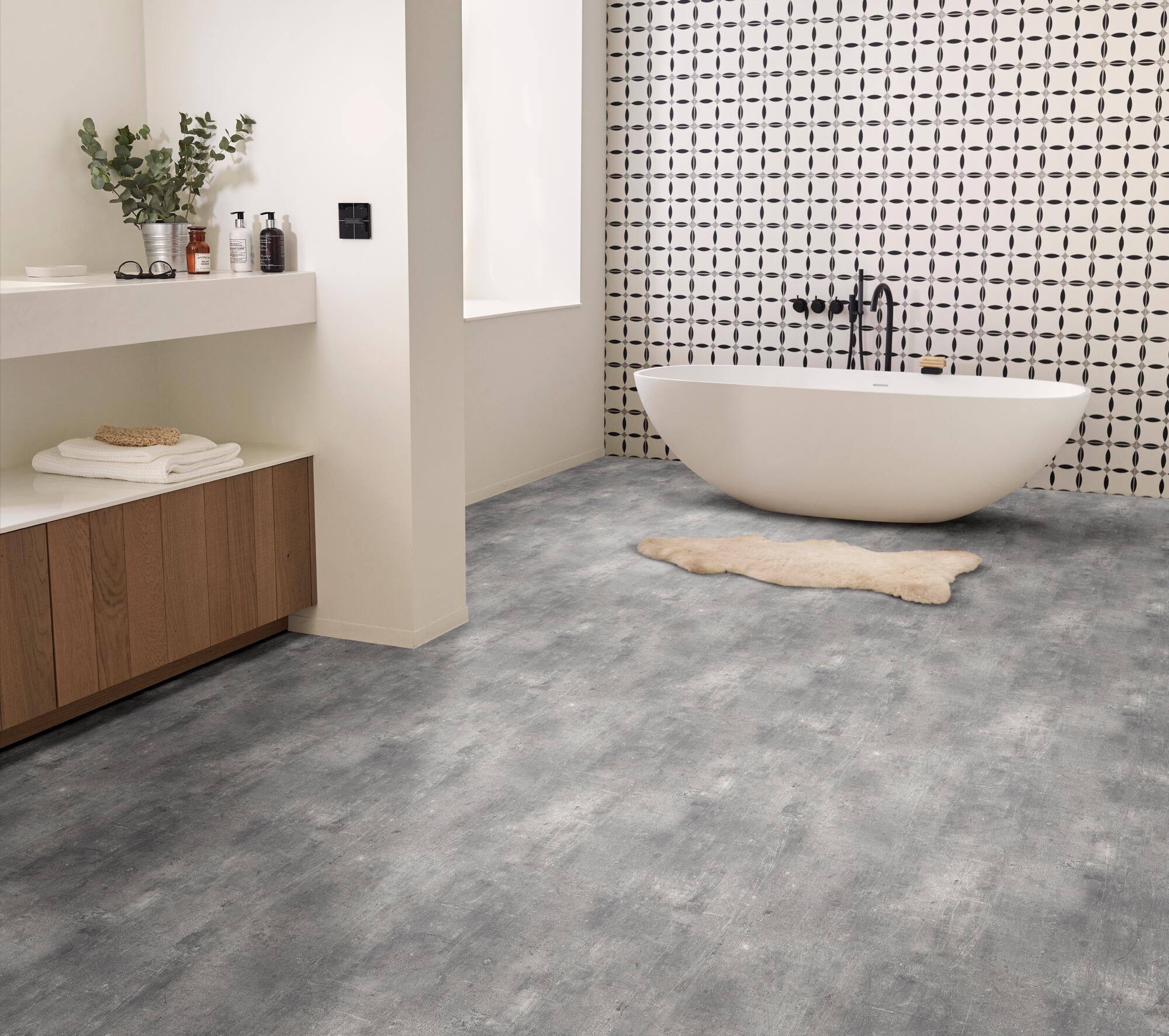 Противоскользящий виниловый пол с металлическим эффектом BEAUFLOR Blacktex ARCH-00148623 - Вид №3