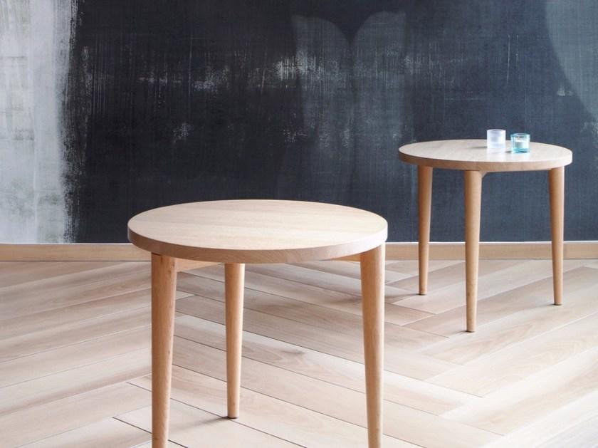 Nikari Низкий круглый деревянный журнальный столик 12 design for nature sun-id-1495763 - Вид №2