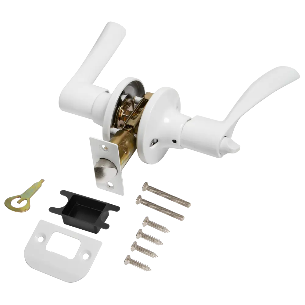 Фалевая ручка Punto с фиксатором для межкомнатных дверей 89387358 STLM-1345472 - Вид №2