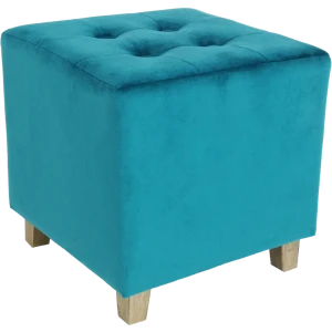 Табурет Atmosphera 35x35 см с обивкой цвет синий