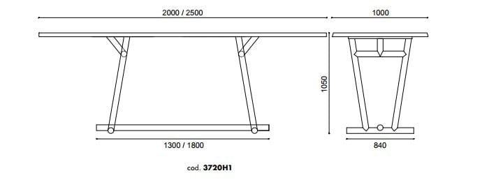 Деревянный стол ALMA DESIGN Woodbridge ARCH-00081424 - Вид №4