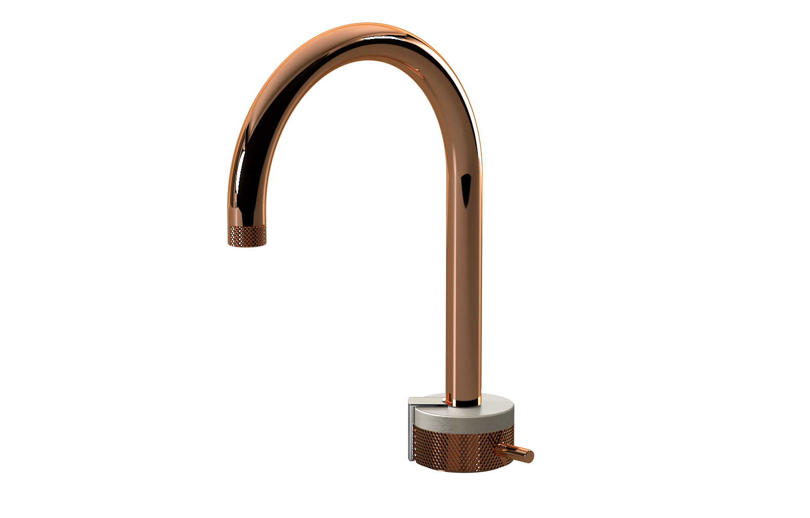 E-11502-R1SN-L2PC-RG Однорычажный прогрессивный смеситель для раковины - излив 16см GRAFF MOD+