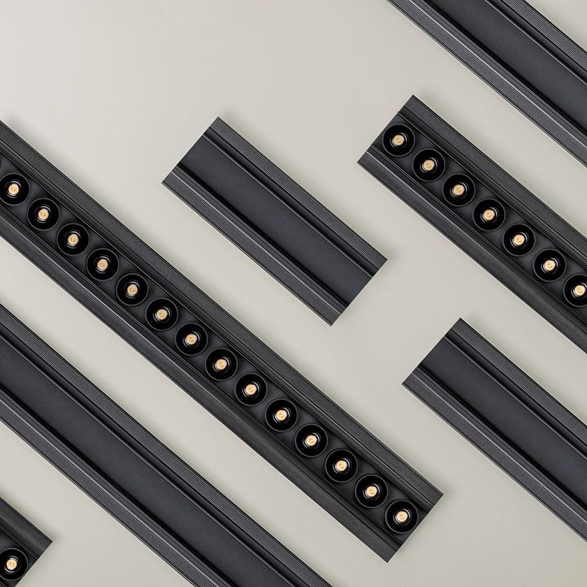 Arkoslight Линейный световой профиль из алюминия для светодиодных модулей Black foster custom sun-id-1453801 - Вид №25