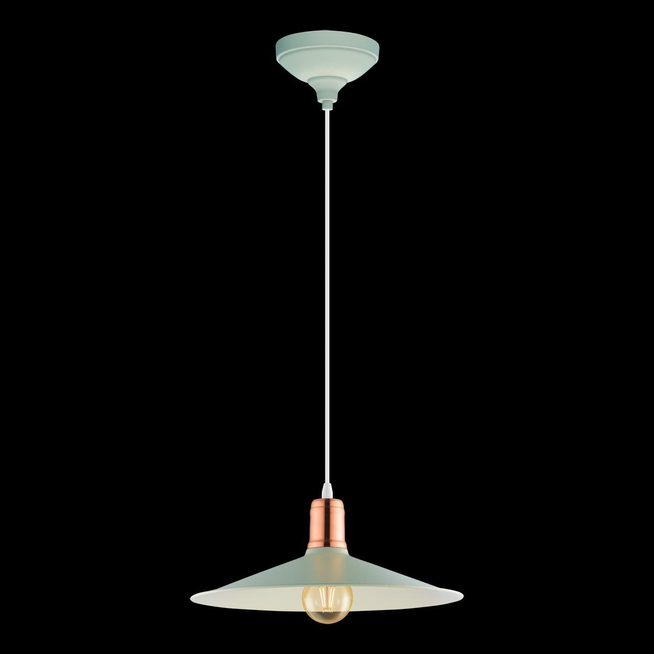 Подвесной светильник Eglo Bridport-P 49033 EGLO BRIDPORT-P 221633 Зеленый  - Вид №1
