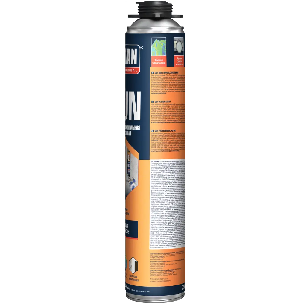 Пена монтажная профессиональная Tytan Gun выход пены 40 л всесезонная 750 мл STLM-2035463 - Вид №2