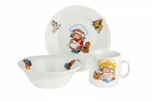 Набор посуды Mother's help КОРАЛЛ KIDS 029654 Белый