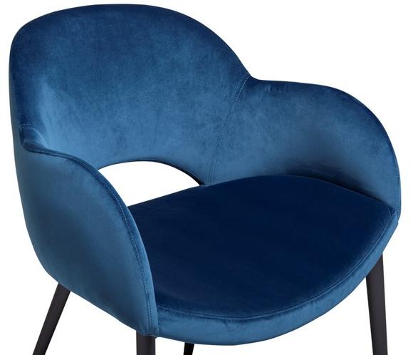 Tonin Casa Мягкое бархатное кресло с подлокотниками Beetle sun-id-1399055 - Вид №4