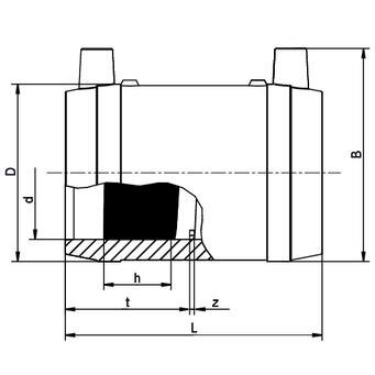 SANIT 1275670E0090 Хомуты с легко удаляемой остановки  - Вид №1