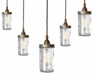 Mullan Lighting Подвесной светильник из стекла ручной работы Jam jar Mlf182