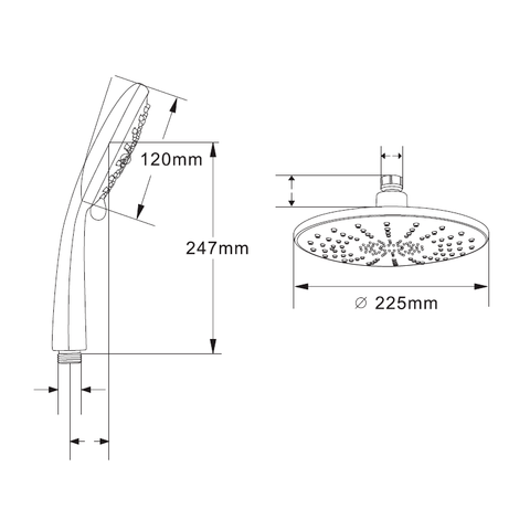 Orange S06HS Ручной душ дуб sun-id-1517238 - Вид №7