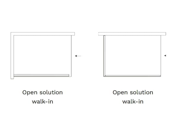 Алюминиевый и стеклянный душ TAMANACO WALK-IN ARCH-00036406 - Вид №22