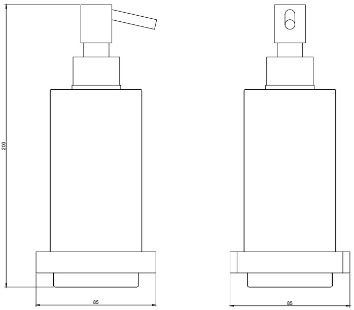 Rubinetterie Frattini Подвесной держатель для жидкого мыла Vita sun-id-1392193 - Вид №1