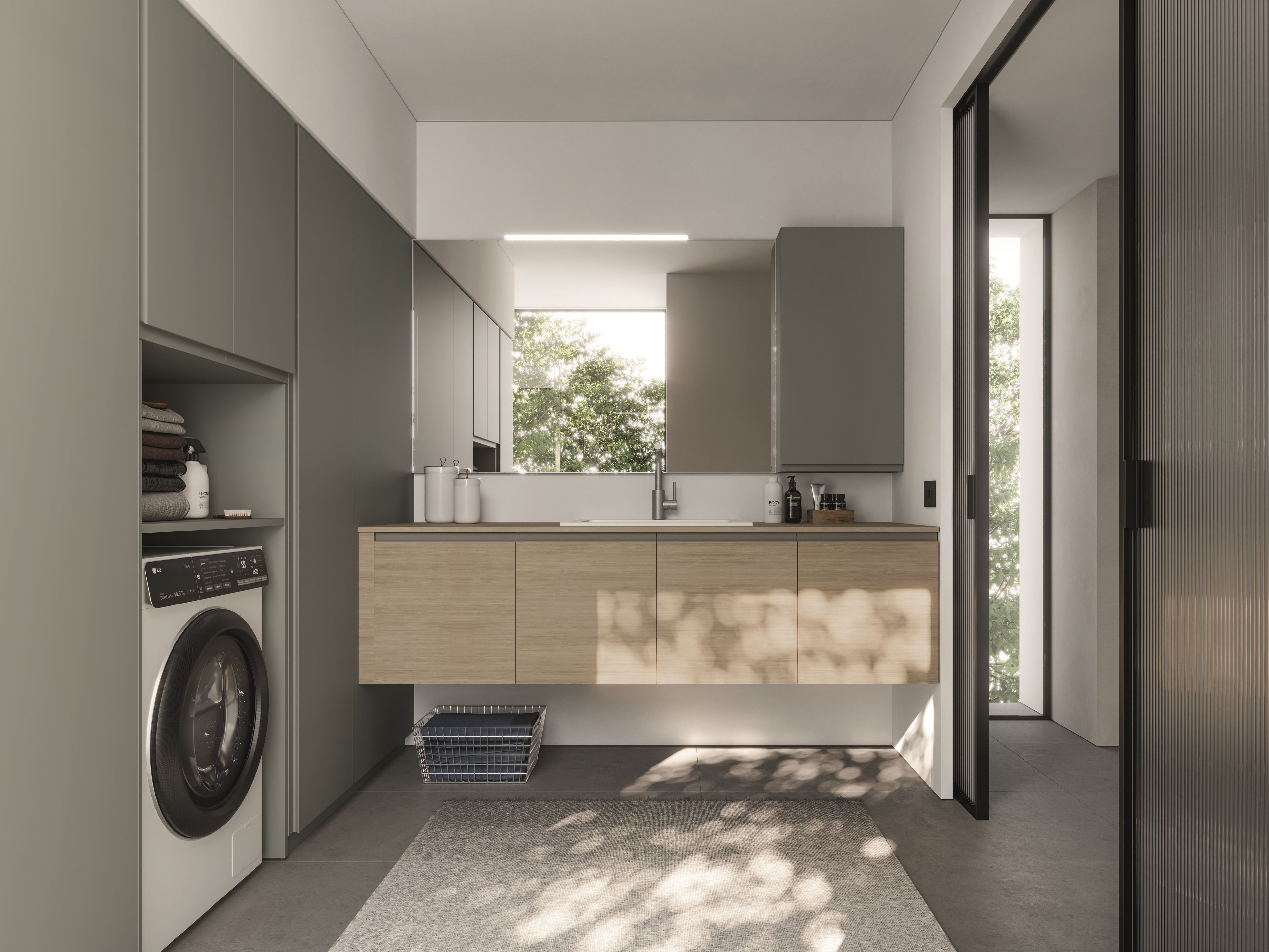 Модульный шкаф для белья Ideagroup пространство-время ARCH-00069237