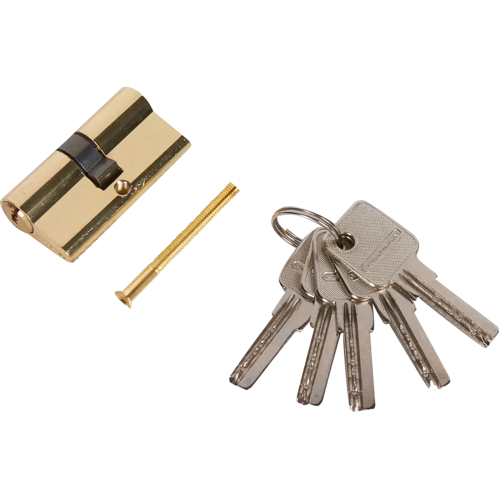Цилиндр перфорированный Al 60 C PB ключ-ключ, золото PALLADIUM STLM-2149113 - Вид №1