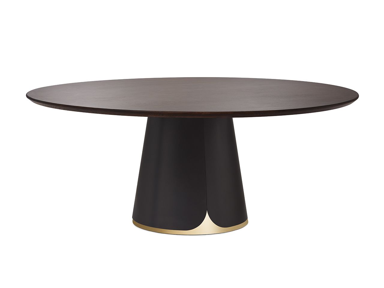 Круглый деревянный обеденный стол HC28 maison NEMBO ARCH-00022511 - Вид №1