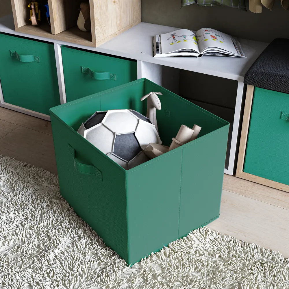 Короб Spaceo KUB для хранения без крышки 31×31×31 см 82658009 STLM-0032984