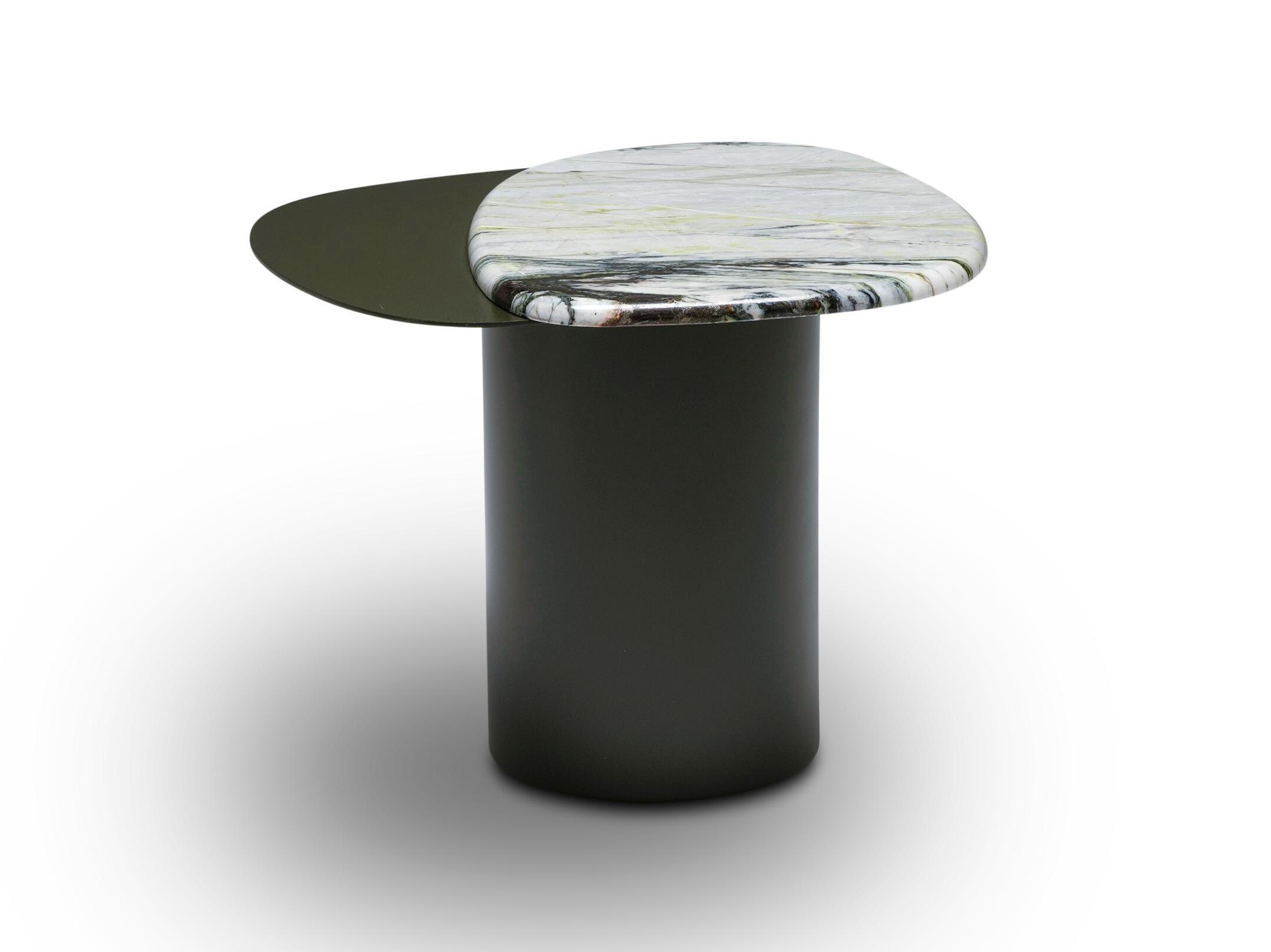 Журнальный столик из дерева и мрамора для гостиной Natuzzi Italia Splash ARCH-00048727 - Вид №1