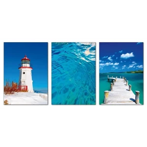 Набор постеров Цвет моря 30x40 см