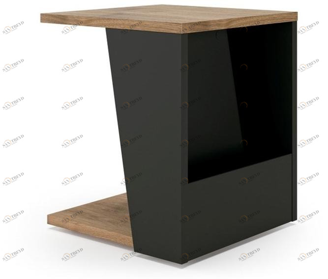 TemaHome Низкий сервисный столик из дерева с контейнерным отсеком Albi 9003.629907/14 