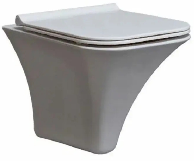 90725018 Унитаз подвесной Bewash 54303201 безободковый с сиденьем микролифт STLM-0356797