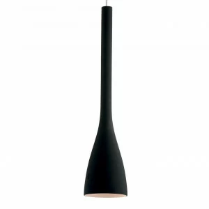 Подвесной светильник Ideal Lux Flut SP1 BIg Nero IDEAL LUX FLUT NERO 072645 Черный