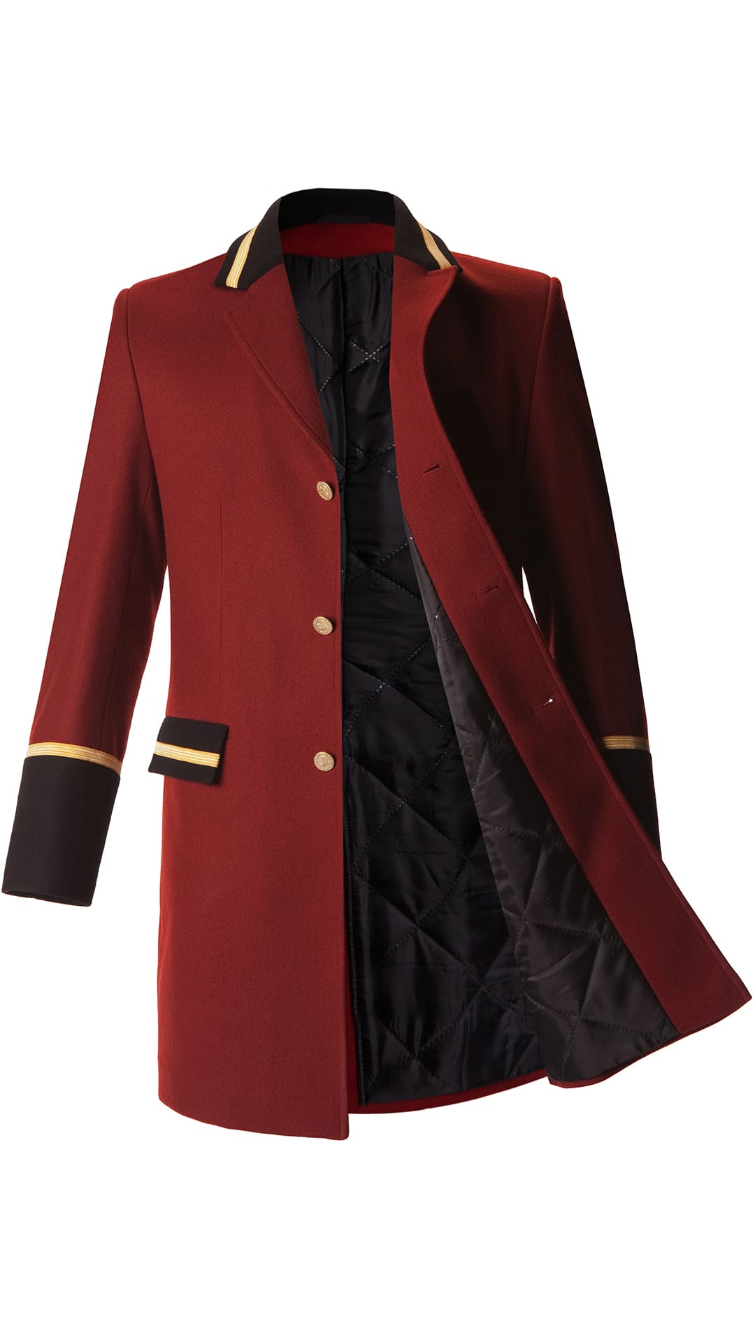 67738 Жакет удлиненный  Швейцар bordeaux (бордо) El-Risto  Бренд "El-Risto" (Эль Ристо), каталог товаров размер 56/176  - Вид №2