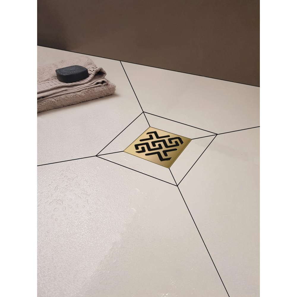 092160 Трап водосток PLATZ Antik 100х100  Berges PLATZ Antik  - Вид №1