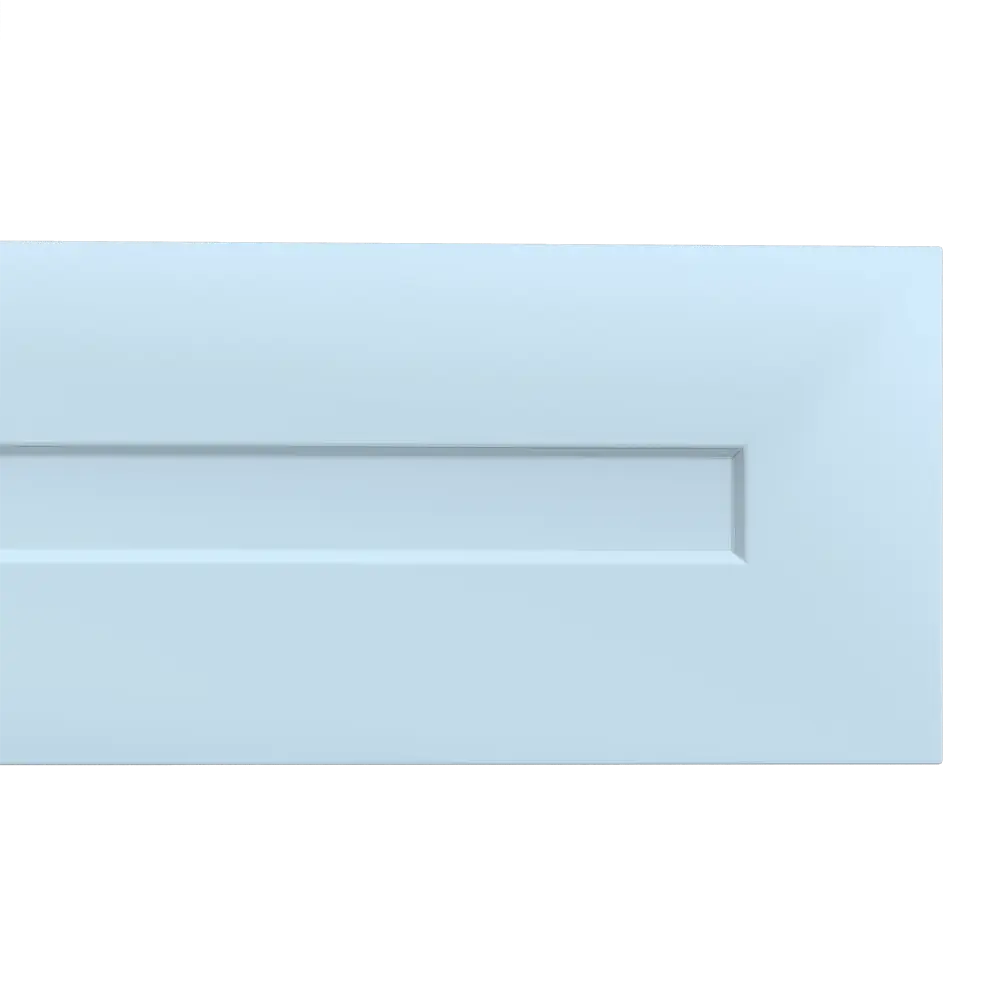 Фасад для кухонного ящика Ньюпорт 59.7x12.5 см Delinia ID МДФ цвет синий Ньюпорт синий STLM-2086618 - Вид №1