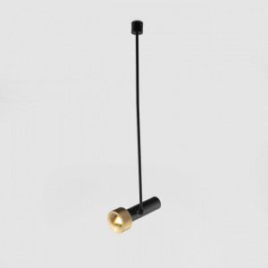 085278 Подвесной светильник 1L черный - золотой Aromas del Campo Focus