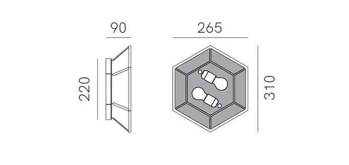 Латунный настенный светильник Il Fanale Massira ARCH-00085728 - Вид №3