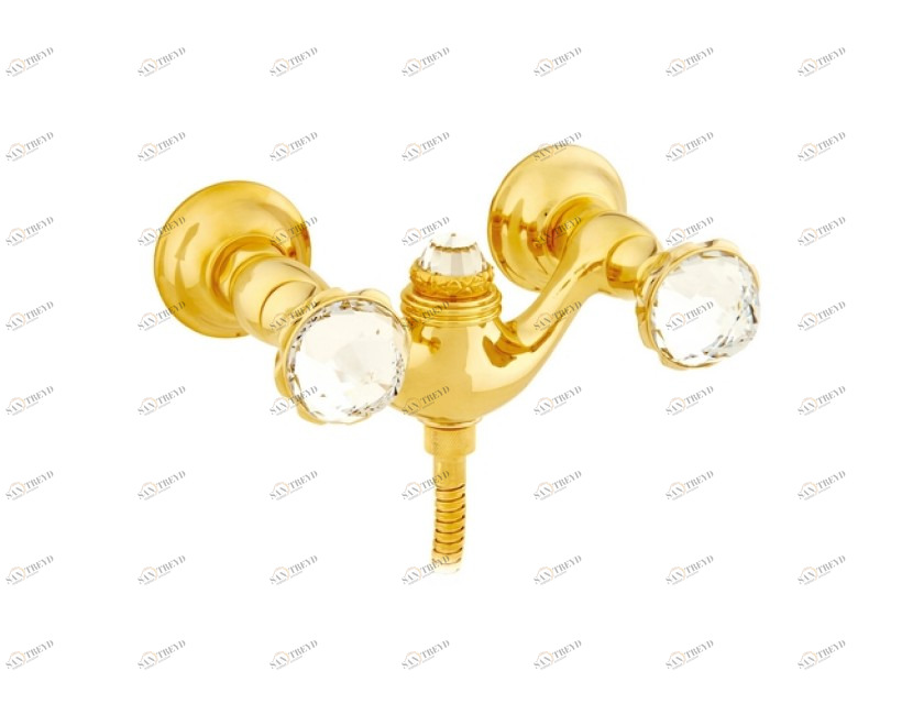 039259.AS0.50 Смеситель для душа с кристаллами сваровски Яркий хром Mestre Swan