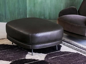 Tacchini Пуф из кожи Santiago