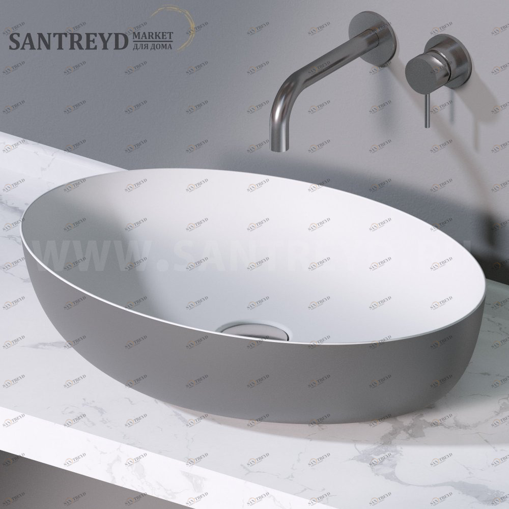 L616216 Накладная раковина на столешницу  овальная A. e T. Italia ELITE AeT ITALIA