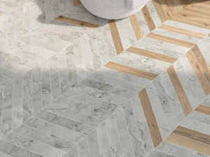 Пол / керамогранит с мраморным эффектом