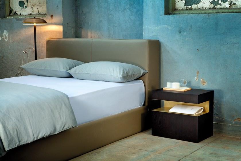 HMD INTERIORS Кровать двуспальная с обивкой кожей sun-id-1344860 - Вид №4