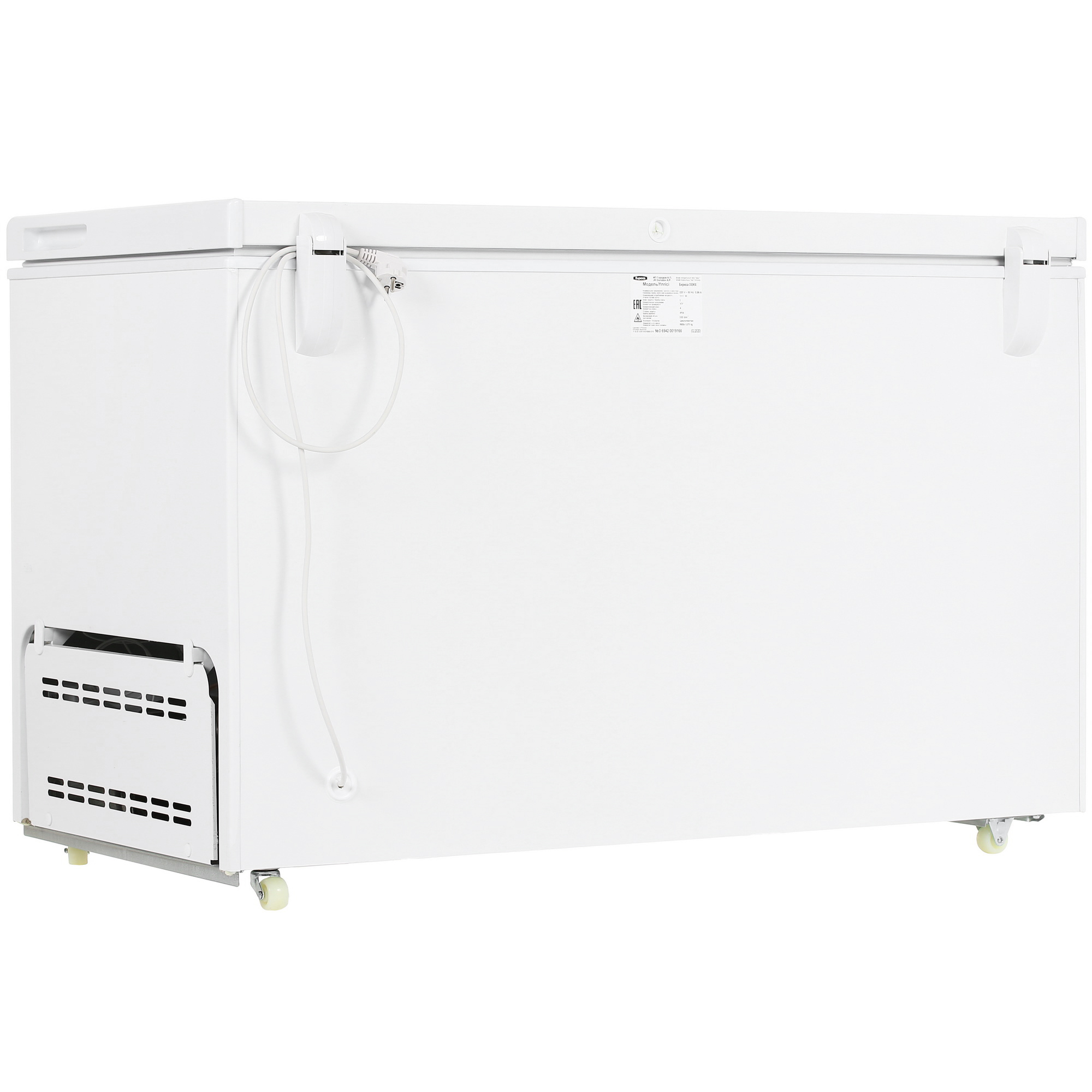 8157675 Морозильный ларь Бирюса Б-355KX белый STDN-0080189 - Вид №4