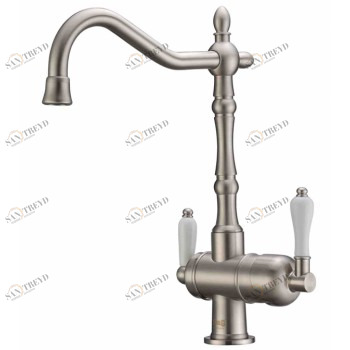 Zorg ZR 326 YF Nickel Смеситель для кухни Zorg 360х230 мм 