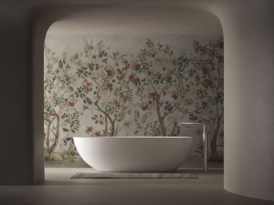 Нетканые рулонные гипсовые обои