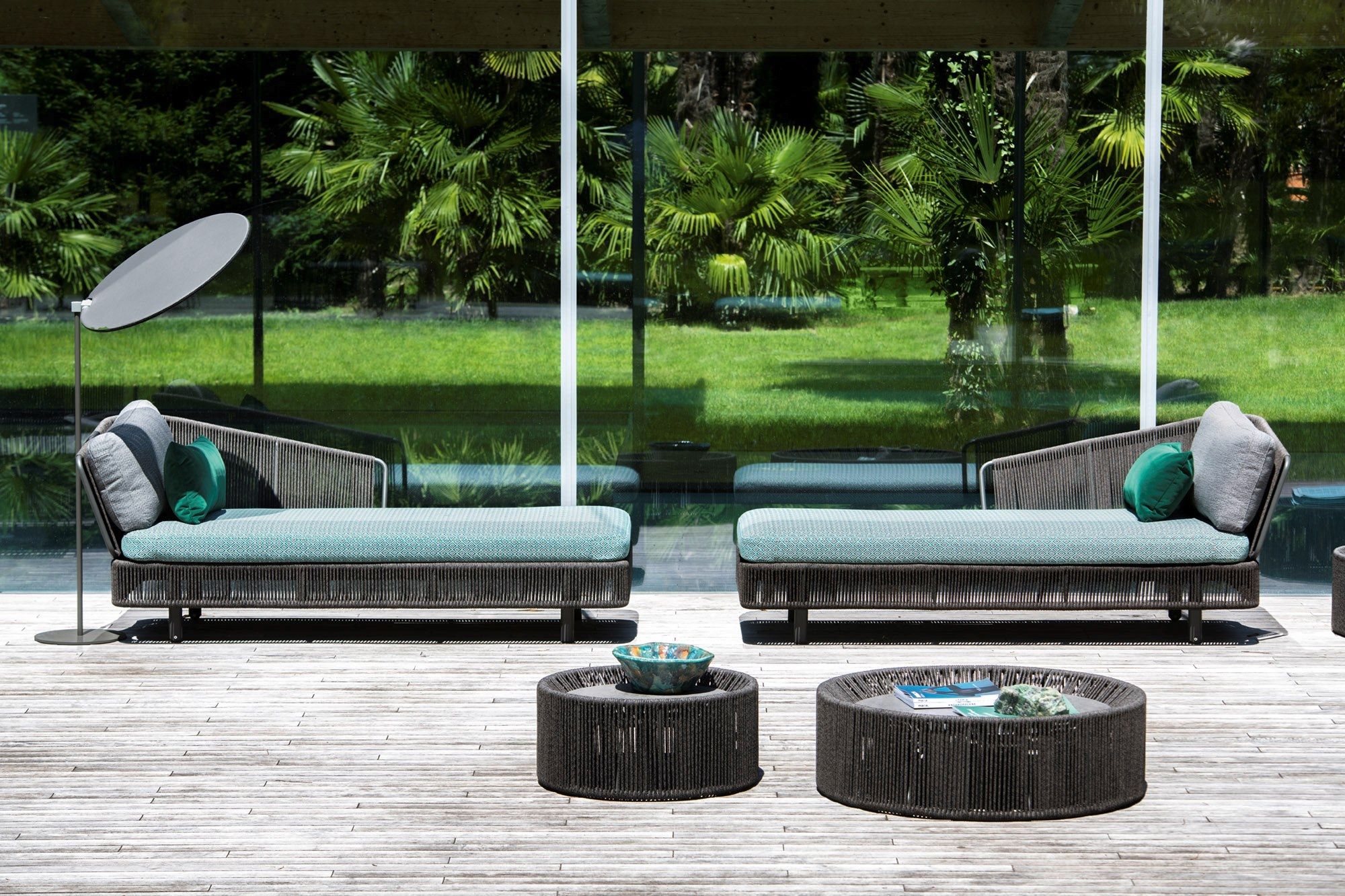 С порошковым покрытием алюминиевый сад Dormeuse Varaschin Tibidabo ARCH-00045428 - Вид №13