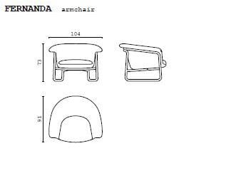 Кожаное кресло CPRN HOMOOD Shapes ARCH-00084795 - Вид №2