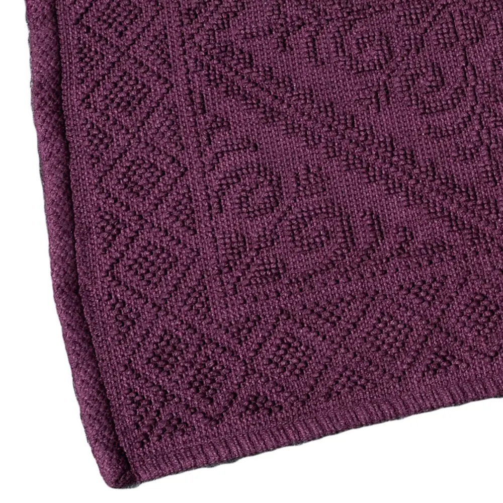 Коврик для ванной комнаты «Meknes» 60х90 см цвет фиолетовый WESS STLM-2124371 - Вид №2